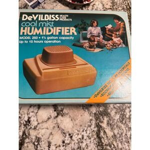Vintage dehumidifier 1984 DeVILBISS model 250. Works